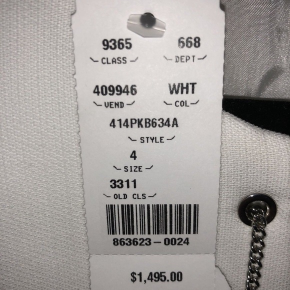 NWT-Michael Kors Black/White Color-block dress - Picture 4 of 5